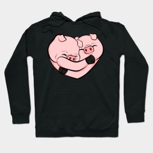 cute, funny and loving piggies Hoodie